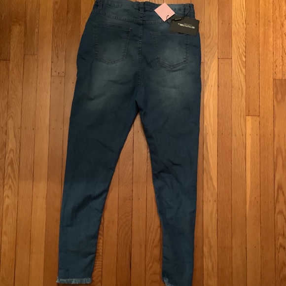 high waisted skinny jeans - Picture 2 of 2